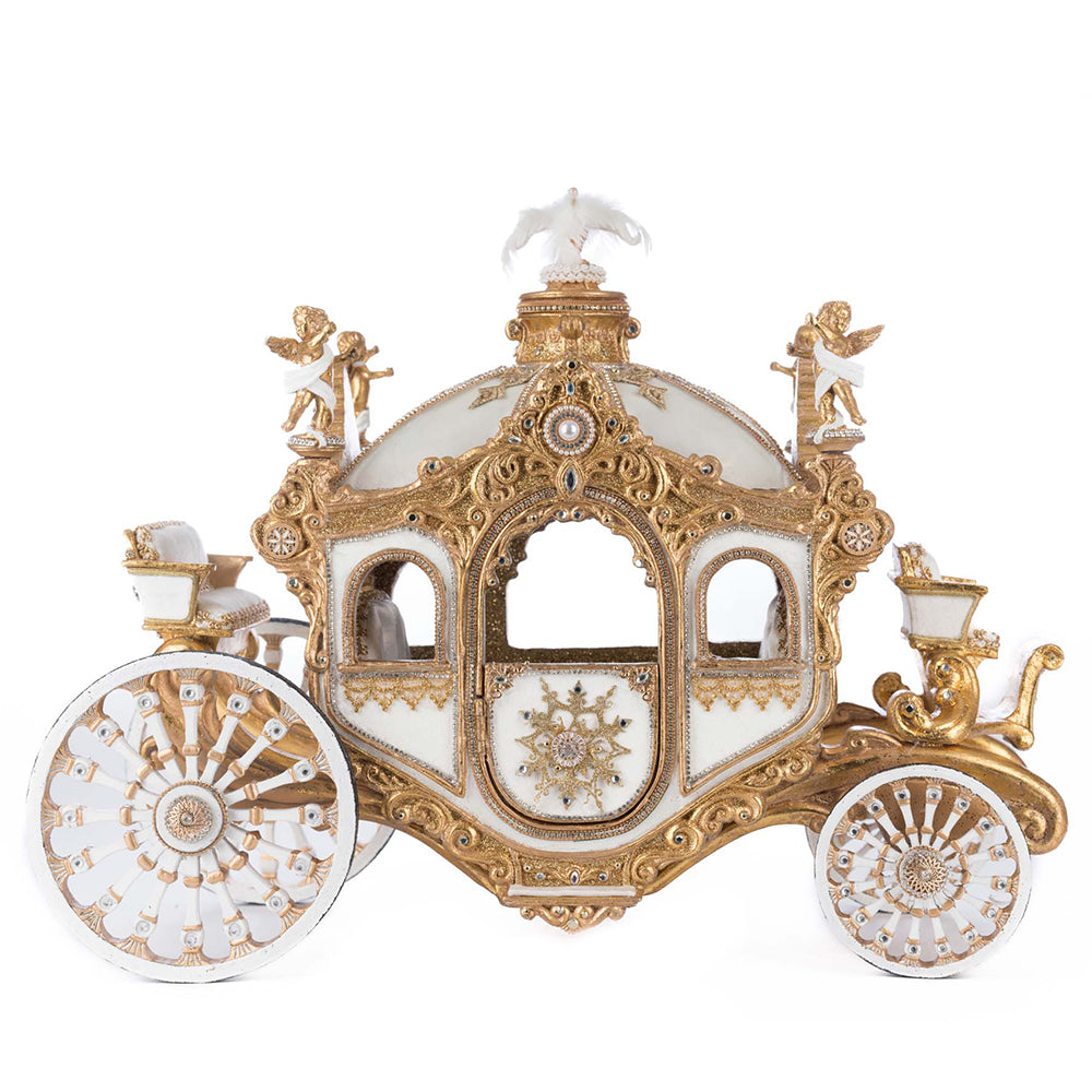 Katherine's Collection Christmas - Bells of Brilliance - Carriage - 51cm