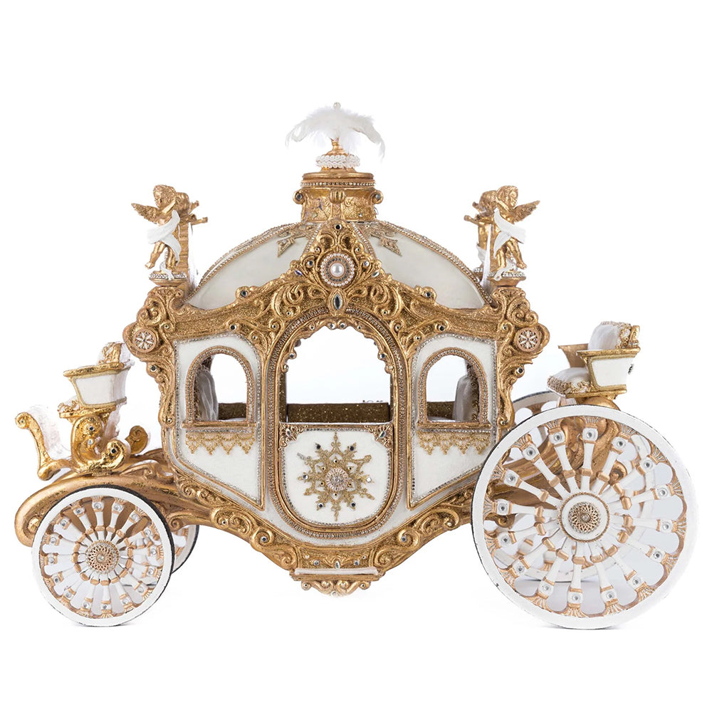 Katherine's Collection Christmas - Bells of Brilliance - Carriage - 51cm