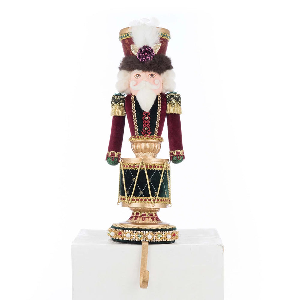 Katherine's Collection Kerst - Winter Balsam and Berry - Nutcracker Stocking Holder - 38cm