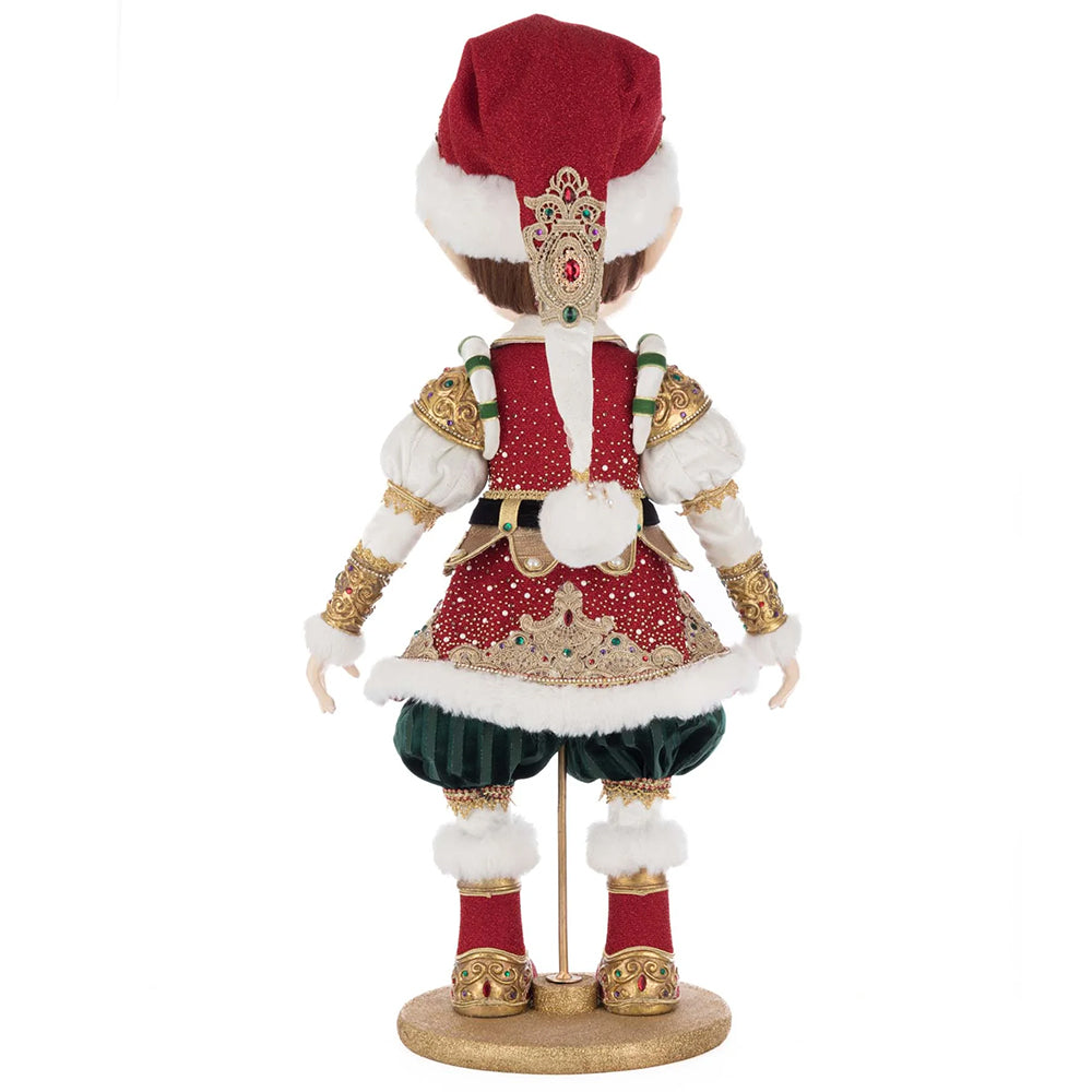 Katherine's Collection Kerst - Royal Christmas Ball - William Wintersnap Doll - 67cm