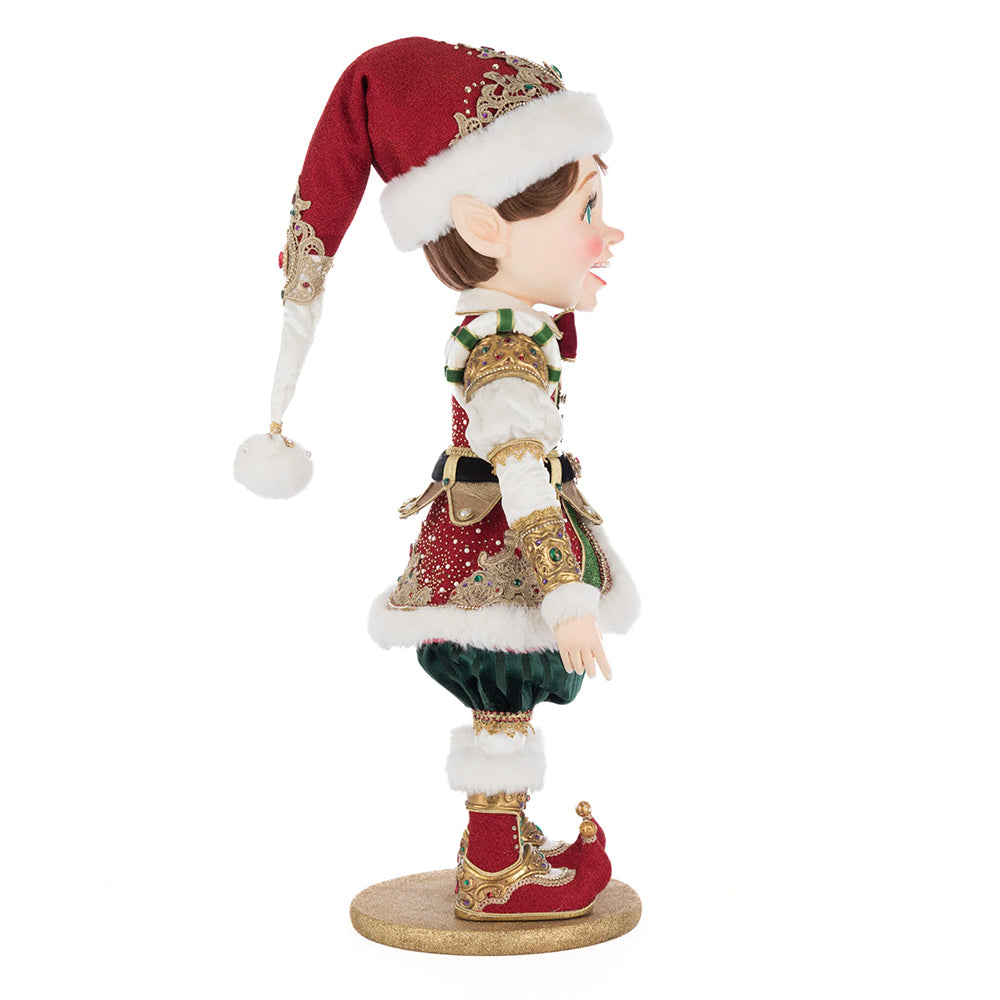 Katherine's Collection Kerst - Royal Christmas Ball - William Wintersnap Doll - 67cm