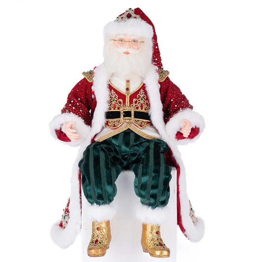 Katherine's Collection Christmas - Royal Christmas Ball - King Christian Claus Doll - 60cm