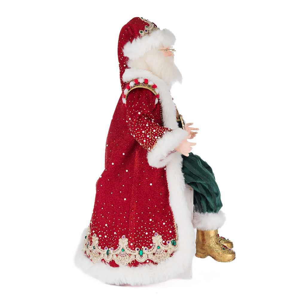 Katherine's Collection Christmas - Royal Christmas Ball - King Christian Claus Doll - 60cm