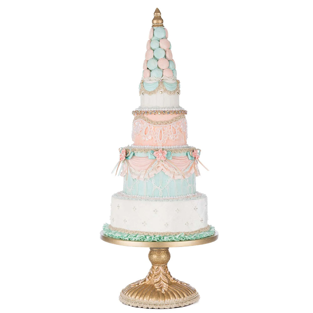 Katherine's Collection Christmas - Joyeux Noel - Tabletop Cake Tree - 61cm