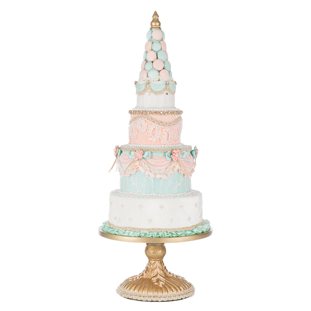 Katherine's Collection Christmas - Joyeux Noel - Tabletop Cake Tree - 61cm