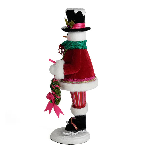 Katherine's Collection Kerst - Merry and Magnificent Christmas - Sir Casper Cashew Snowman - 42cm