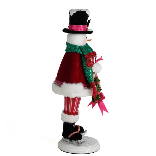 Katherine's Collection Kerst - Merry and Magnificent Christmas - Sir Casper Cashew Snowman - 42cm