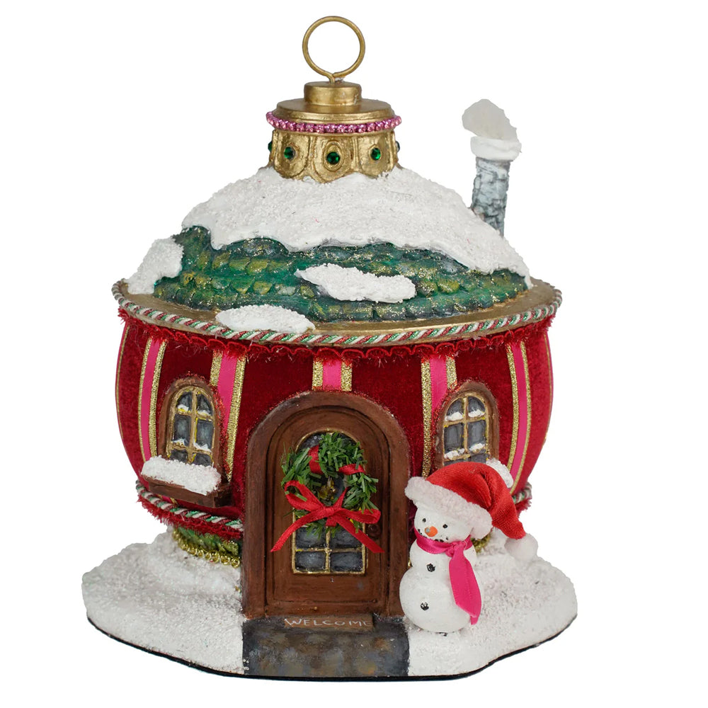 Katherine's Collection Christmas - Merry and Magnificent Christmas - Ornament House Tabletop - 22cm