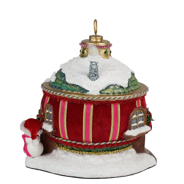 Katherine's Collection Christmas - Merry and Magnificent Christmas - Ornament House Tabletop - 22cm