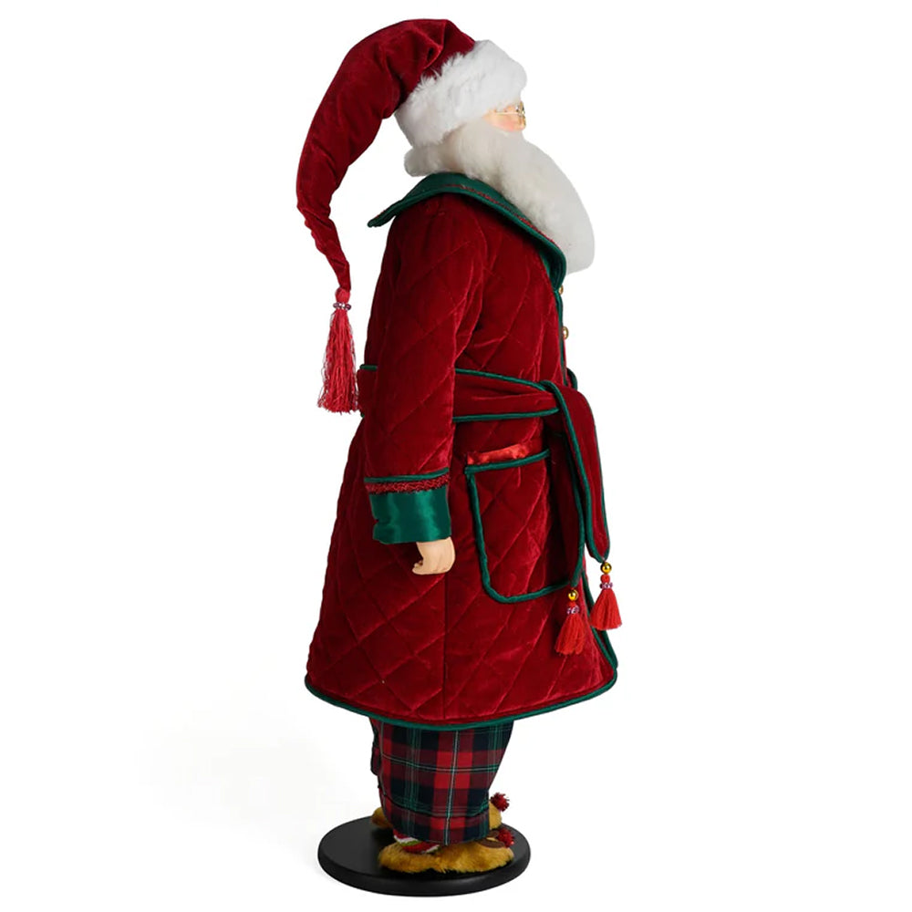 Katherine's Collection Christmas - Merry and Magnificent Christmas - Santa in PJs - 87cm