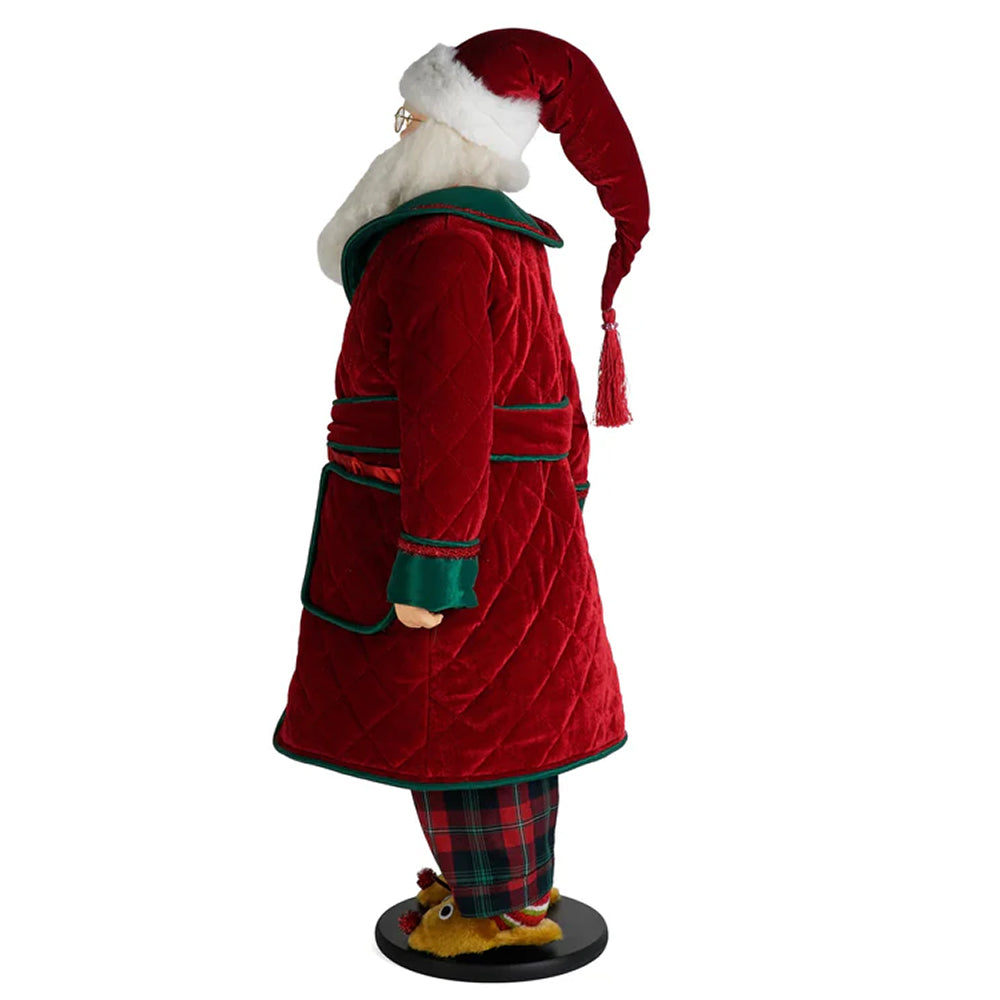 Katherine's Collection Christmas - Merry and Magnificent Christmas - Santa in PJs - 87cm