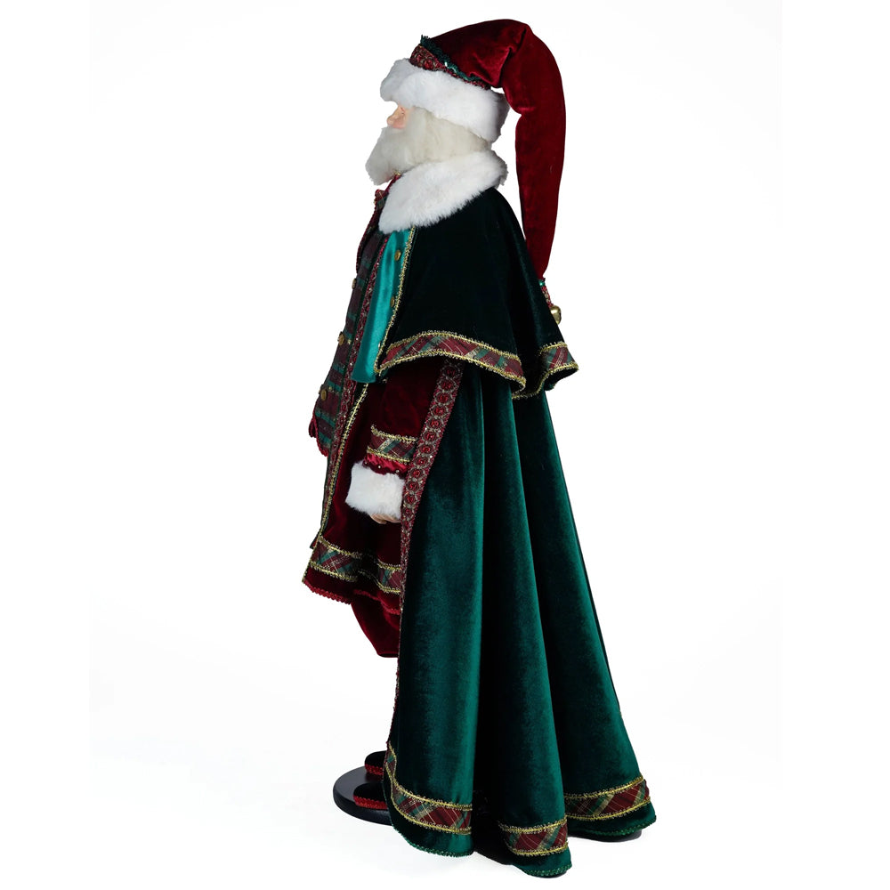Katherine's Collection Christmas - Timeless Tidings - Christopher Tidings Santa Doll - 90cm