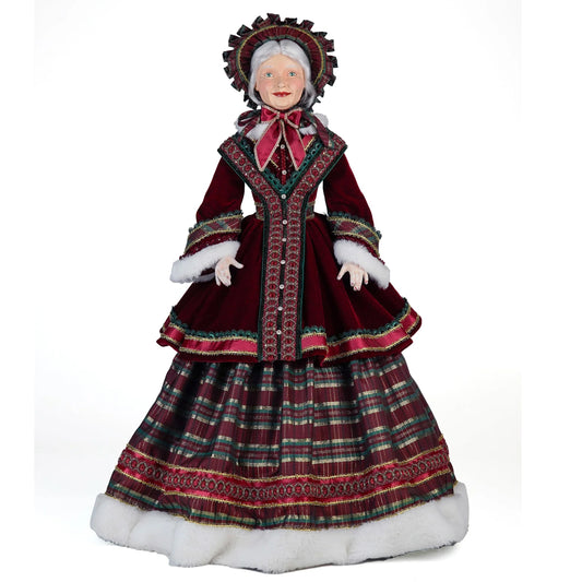 Katherine's Collection Christmas - Timeless Tidings - Mrs. Grace Tidings Doll - 97cm