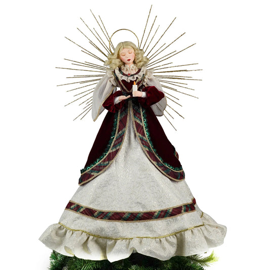 Katherine's Collection Christmas - Timeless Tidings - Glory Angel Treetopper - 63cm
