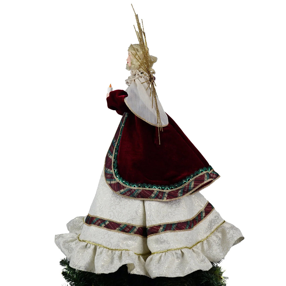 Katherine's Collection Christmas - Timeless Tidings - Glory Angel Treetopper - 63cm