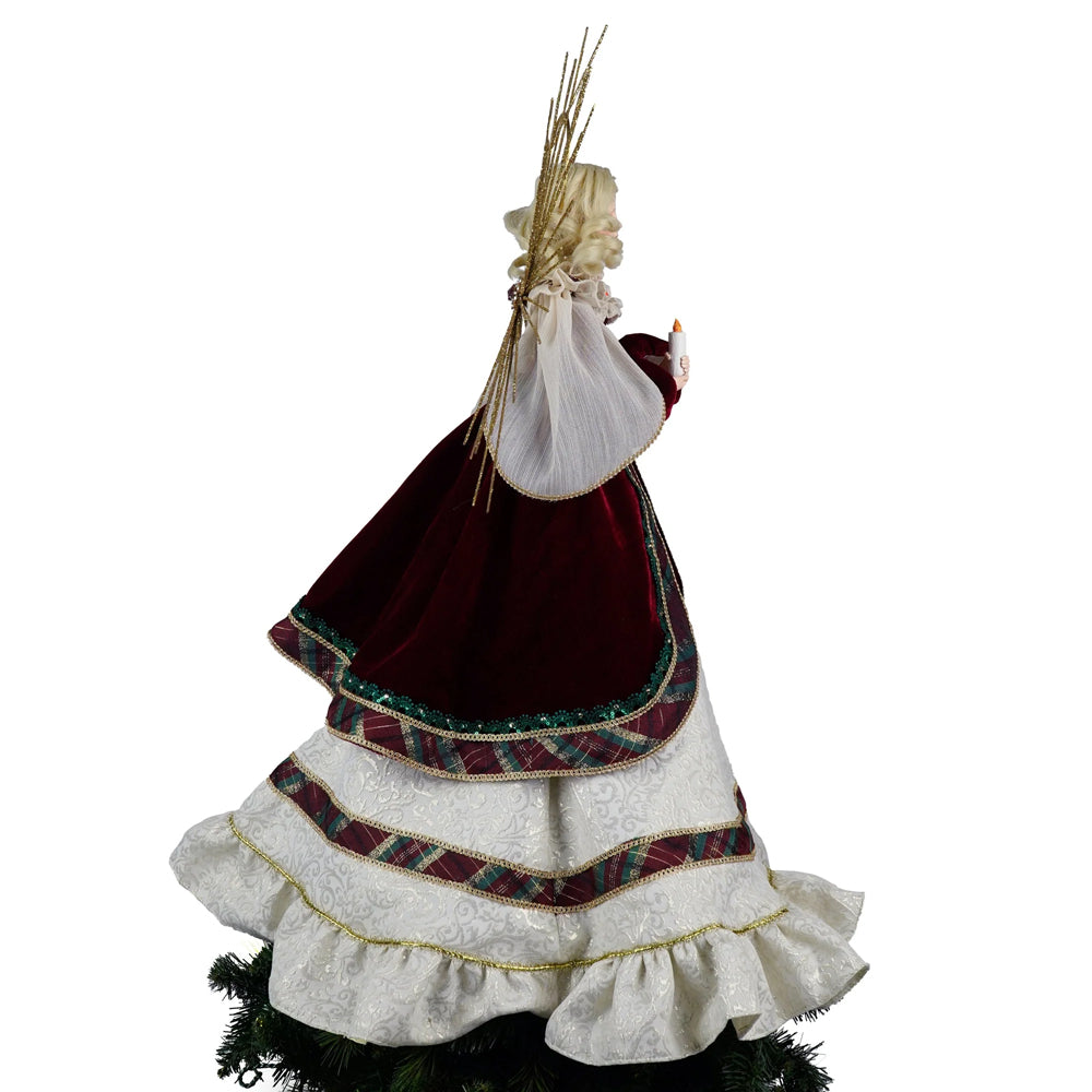 Katherine's Collection Christmas - Timeless Tidings - Glory Angel Treetopper - 63cm