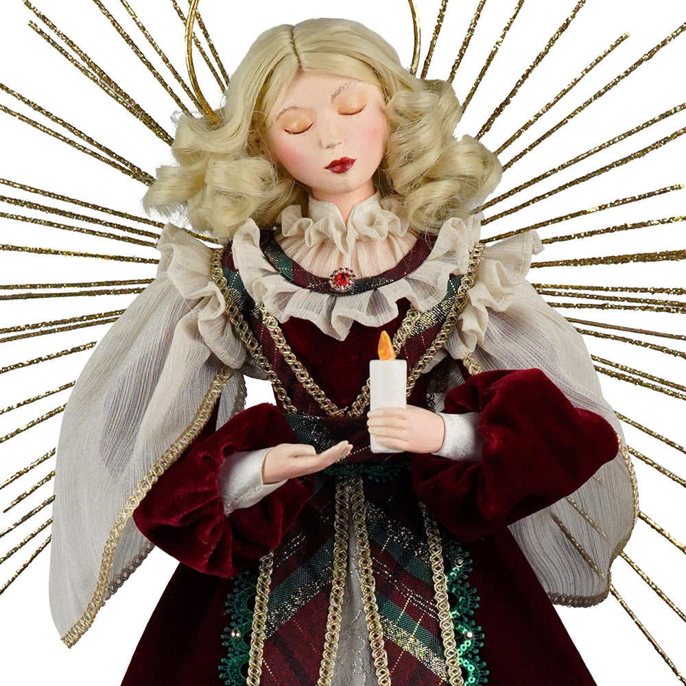 Katherine's Collection Christmas - Timeless Tidings - Glory Angel Treetopper - 63cm