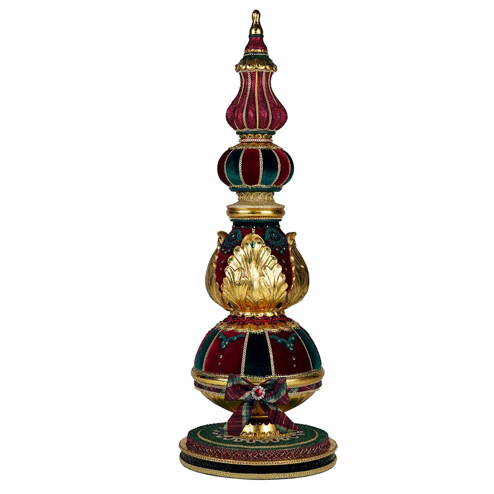 Katherine's Collection Kerst - Timeless Tidings - Finial - 76cm