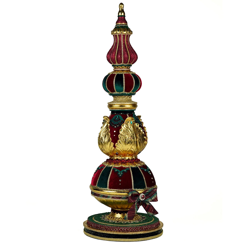 Katherine's Collection Kerst - Timeless Tidings - Finial - 76cm