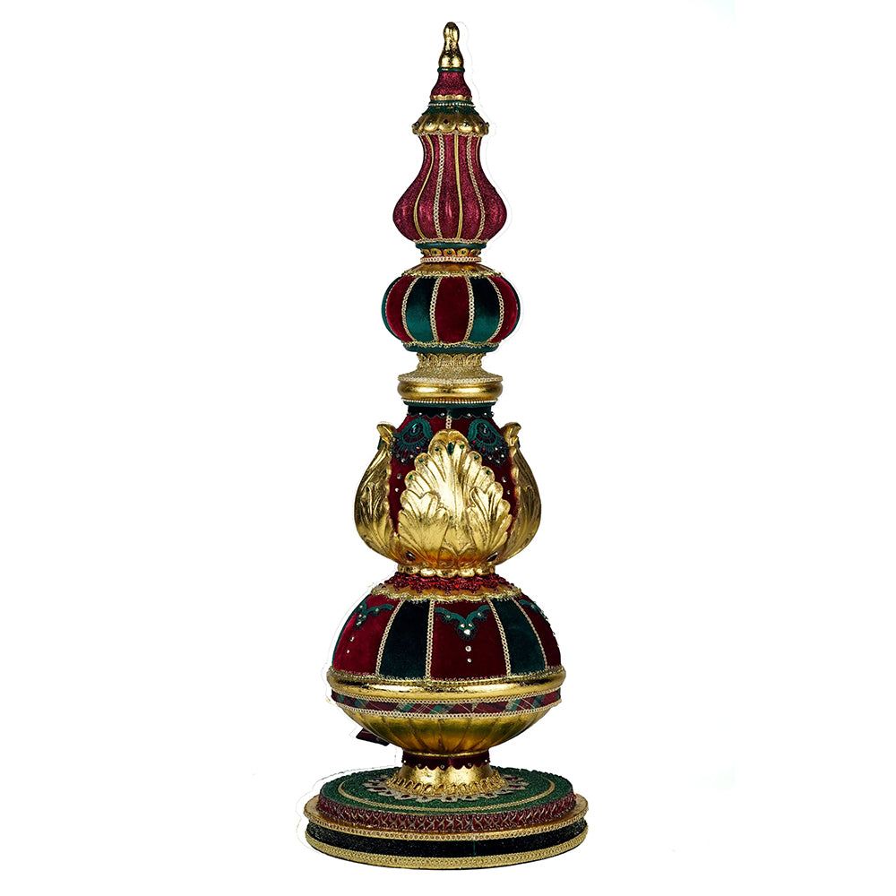 Katherine's Collection Kerst - Timeless Tidings - Finial - 76cm