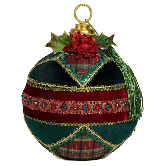 Katherine's Collection Christmas - Timeless Tidings - Ornament Candy Container - 32cm