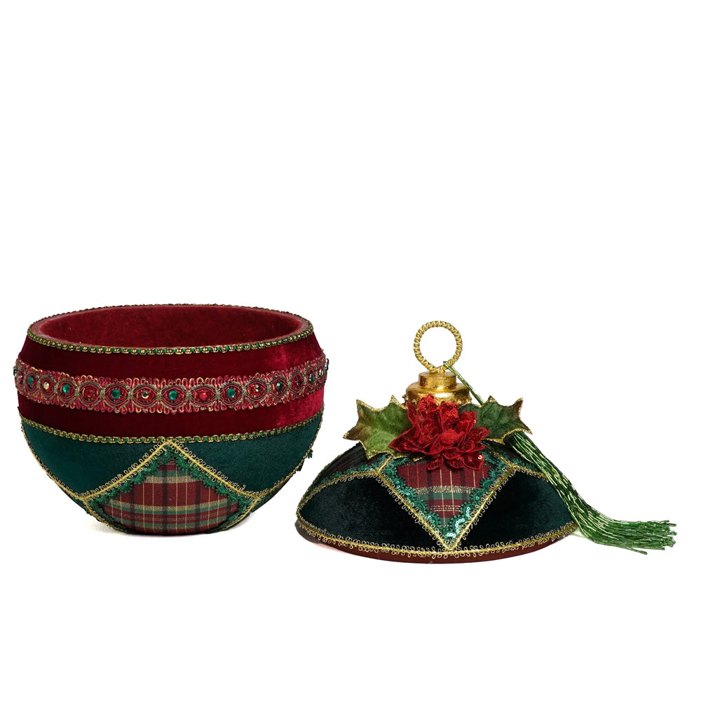 Katherine's Collection Kerst - Timeless Tidings - Ornament Candy Container - 32cm