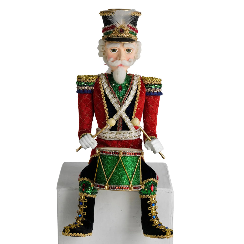 Katherine's Collection Christmas - Toy Soldier - Nutcracker Ledge Sitter - 37cm