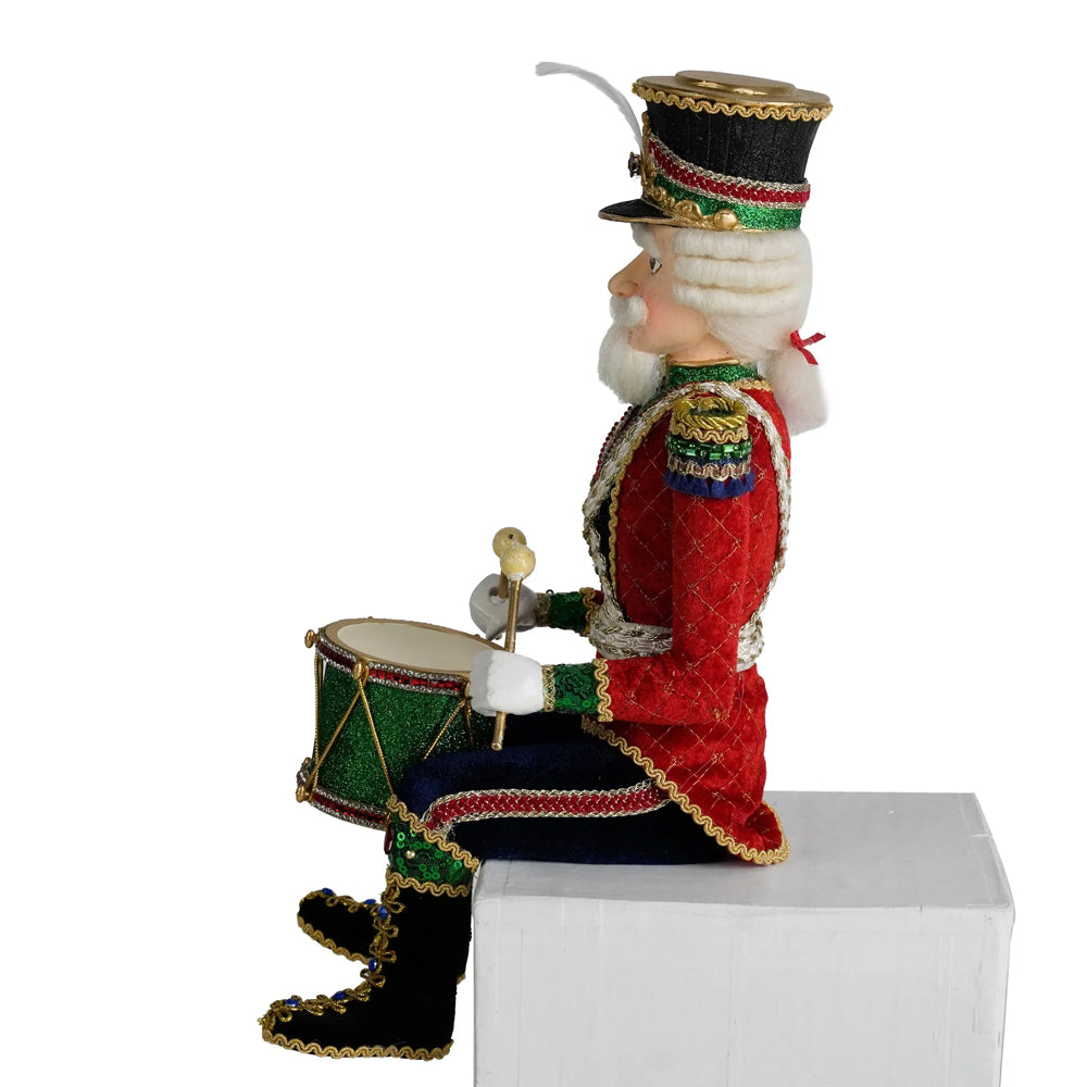 Katherine's Collection Christmas - Toy Soldier - Nutcracker Ledge Sitter - 37cm