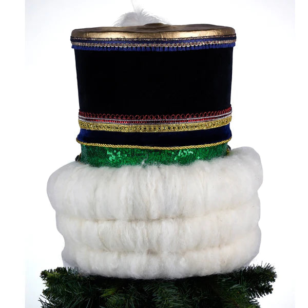 Katherine's Collection Kerst - Toy Soldier - Nutcracker Head Tree Topper or Tabletop - 38cm
