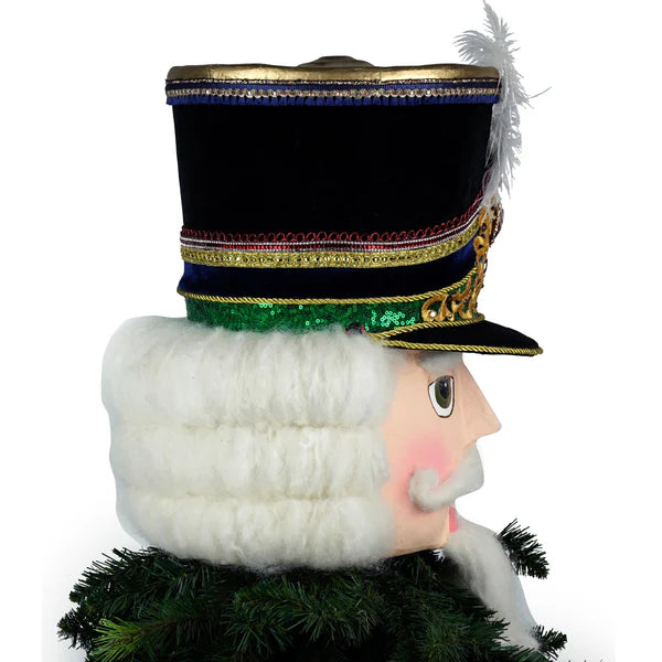 Katherine's Collection Kerst - Toy Soldier - Nutcracker Head Tree Topper or Tabletop - 38cm
