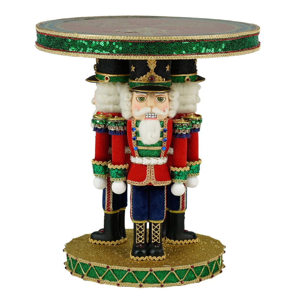 Katherine's Collection Kerst - Toy Soldier - Nutcracker Cake Plate - 31cm
