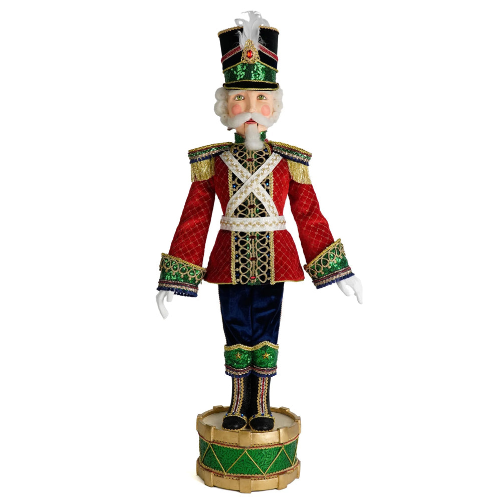 Katherine's Collection Kerst - Toy Soldier - Sir Wintermarch Tabletop Nutcracker - 81cm