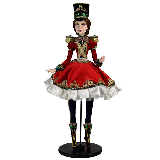 Katherine's Collection Christmas - Toy Soldier - Captain Clara Wintermarch Doll - 77cm