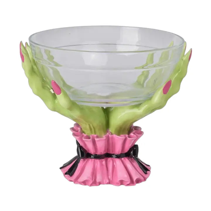 December Diamonds Halloween Decoratie - Heksenhand Snoepschaal - 25cm