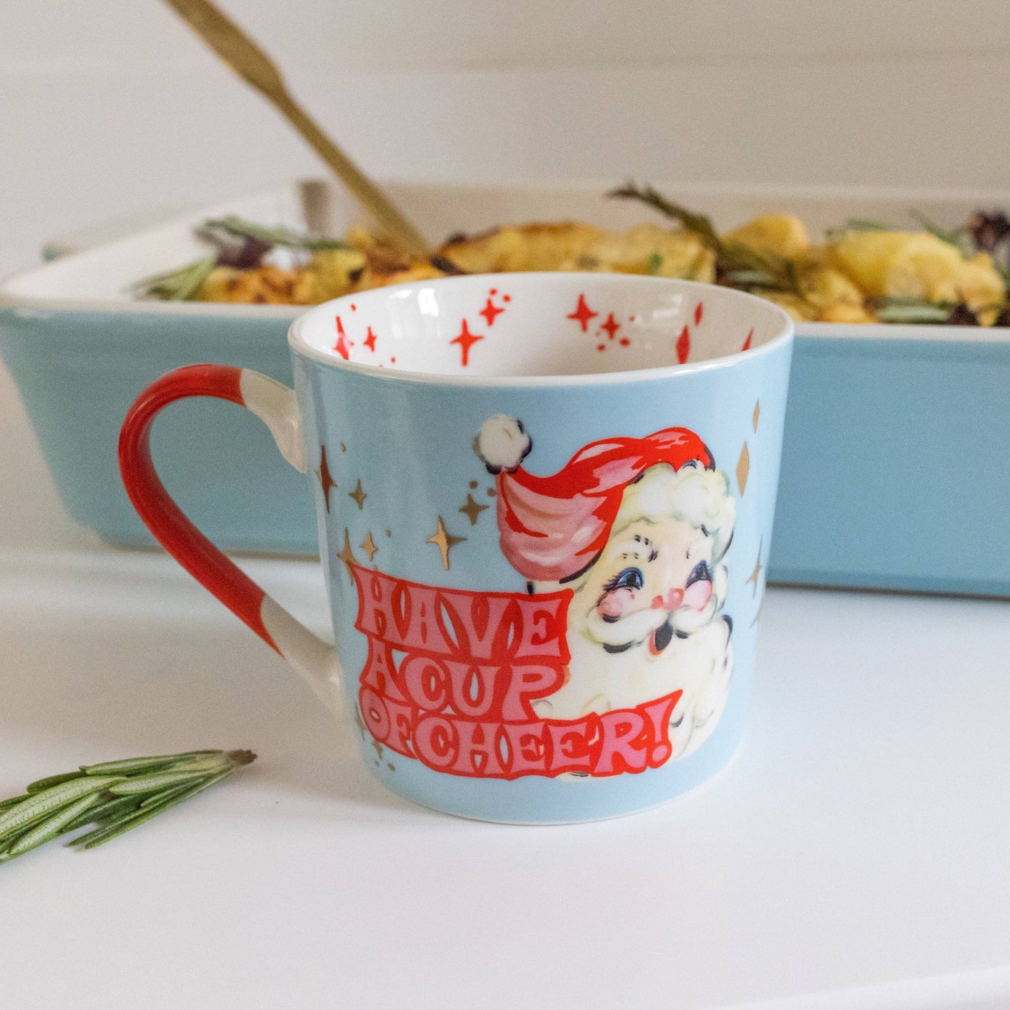 Eleanor Bowmer Christmas Mug - 'Cup of Cheer' Santa Mug