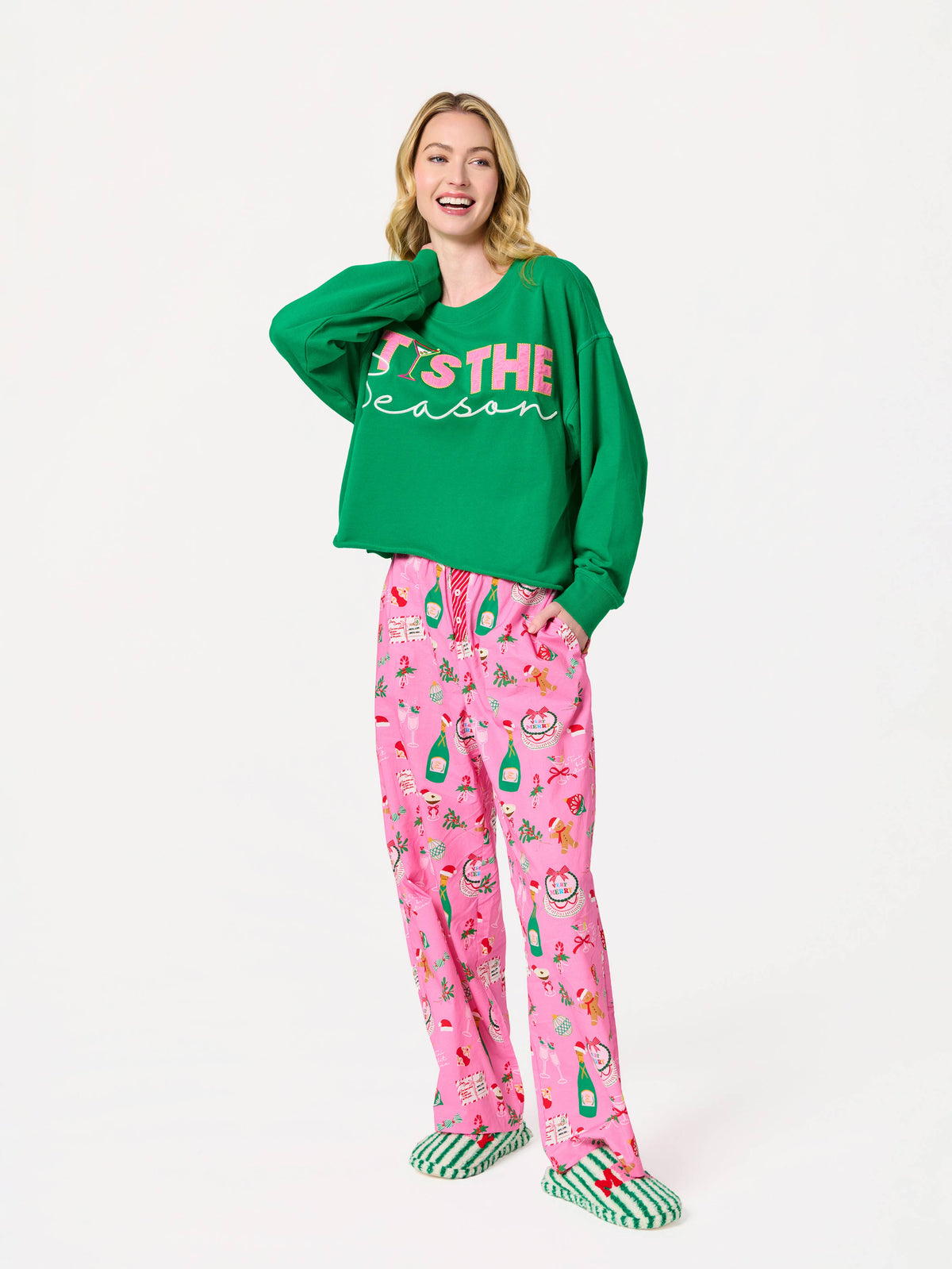 Shiraleah Women's Christmas Sweatshirt - 'Tis The Season
