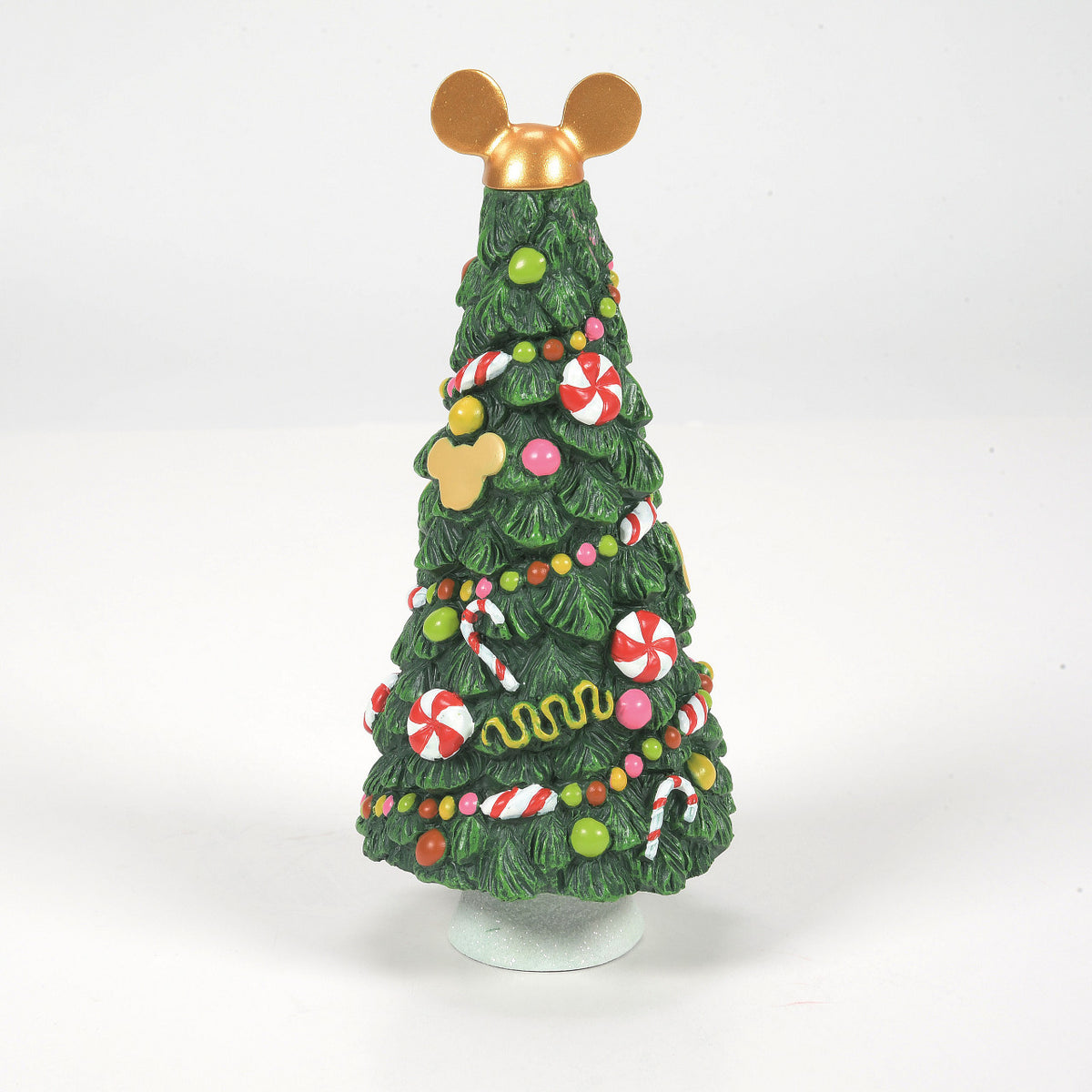 Department 56 Disney Village Christmas Decoration - Mickey's Candy Tree - 16.5cm | Delivery ± 4 weeks