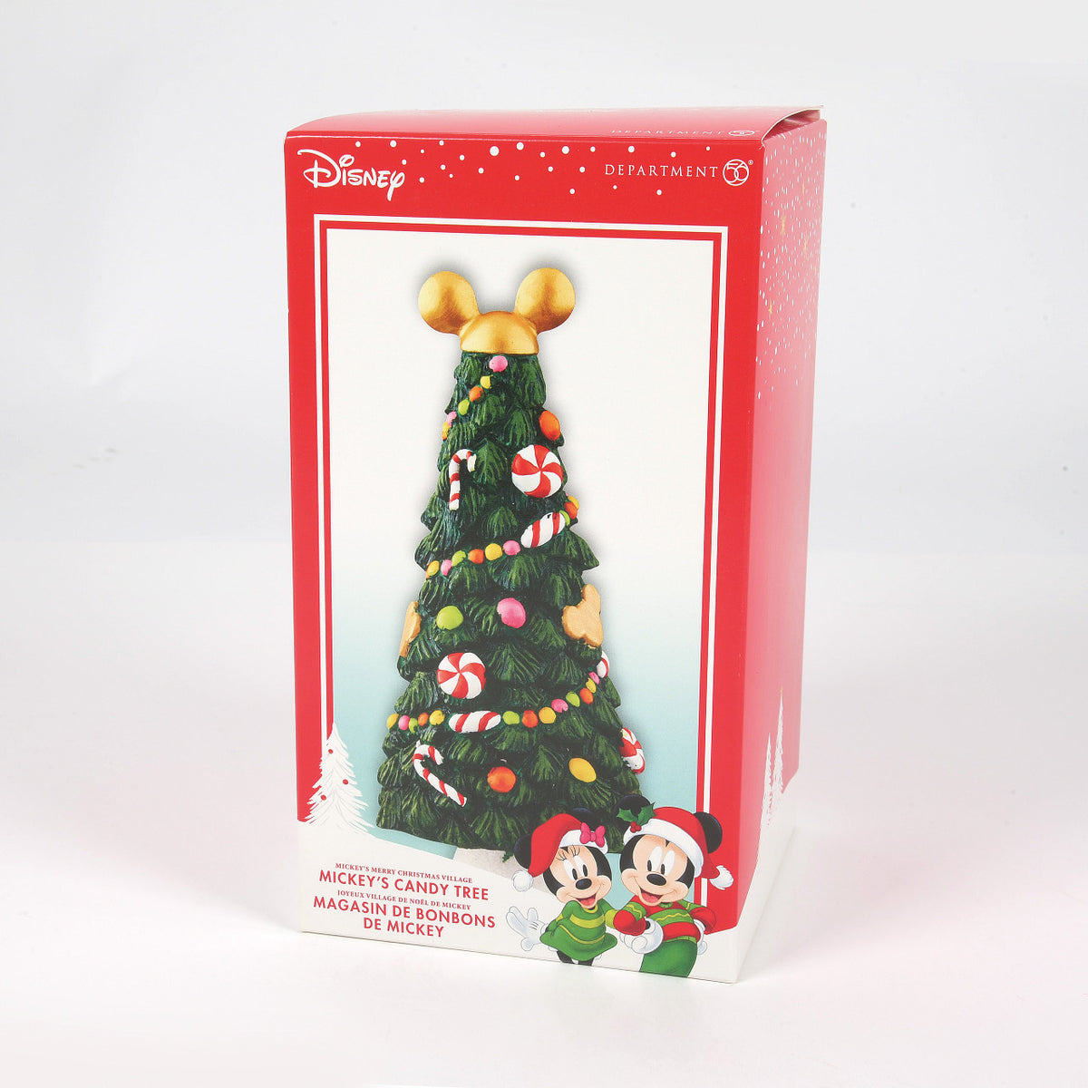 Department 56 Disney Village Christmas Decoration - Mickey's Candy Tree - 16.5cm | Delivery ± 4 weeks