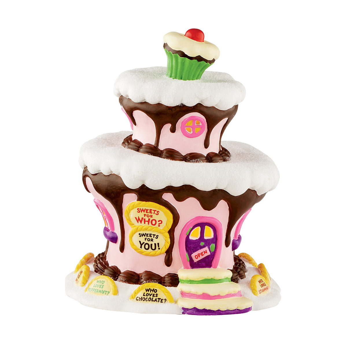 Department 56 The Grinch Village Christmas House - Whoville Sweet Shop - 21cm | Delivery ± 3 weeks