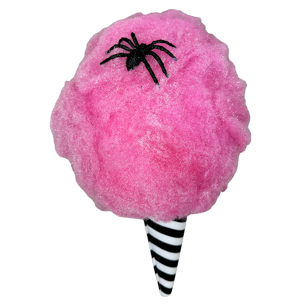 Viv! Christmas Halloween Decor - Pink Glitter Cotton Candy - 36cm