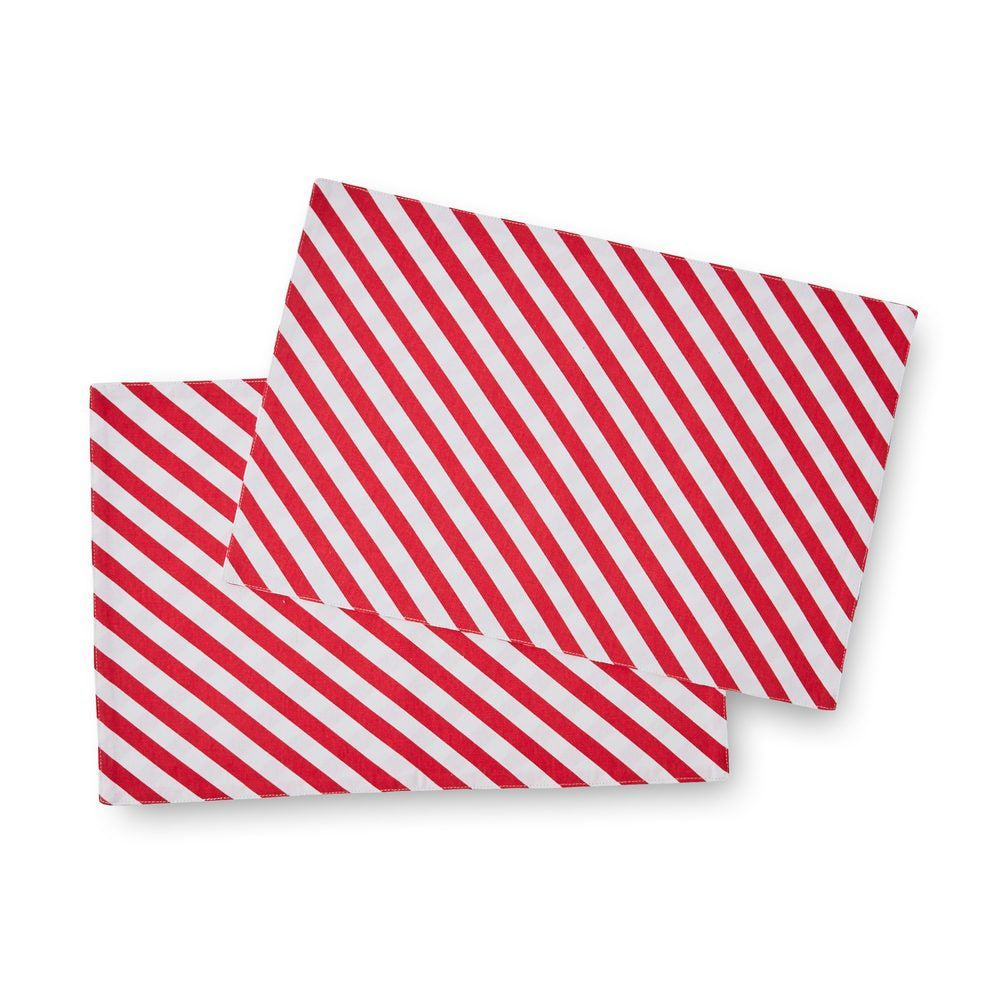 Viv! Christmas Placemats - Candy Cane - Set of 4