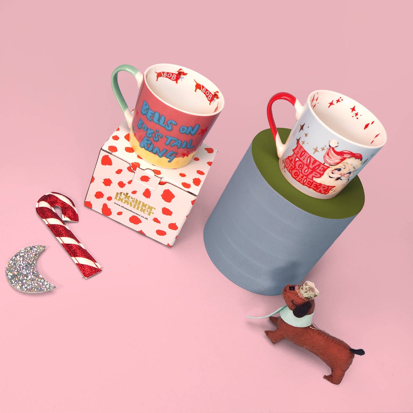 Eleanor Bowmer Christmas Mug - 'Cup of Cheer' Santa Mug