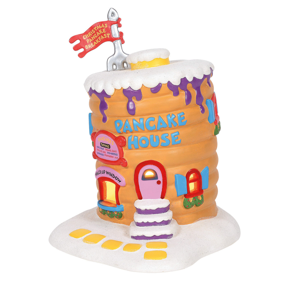 Department 56 The Grinch Village Christmas House - Whoville Pancake House - 22cm | Delivery ± 3 weeks