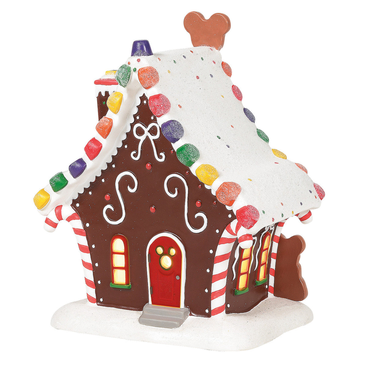 Department 56 Disney Village Christmas House - Mickey's Gingerbread House - 20cm | Delivery ± 3 weeks