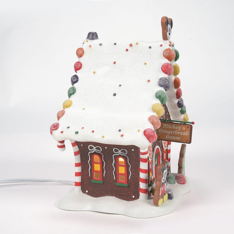 Department 56 Disney Village Christmas House - Mickey's Gingerbread House - 20cm | Delivery ± 3 weeks