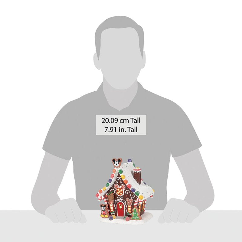 Department 56 Disney Village Christmas House - Mickey's Gingerbread House - 20cm | Delivery ± 3 weeks