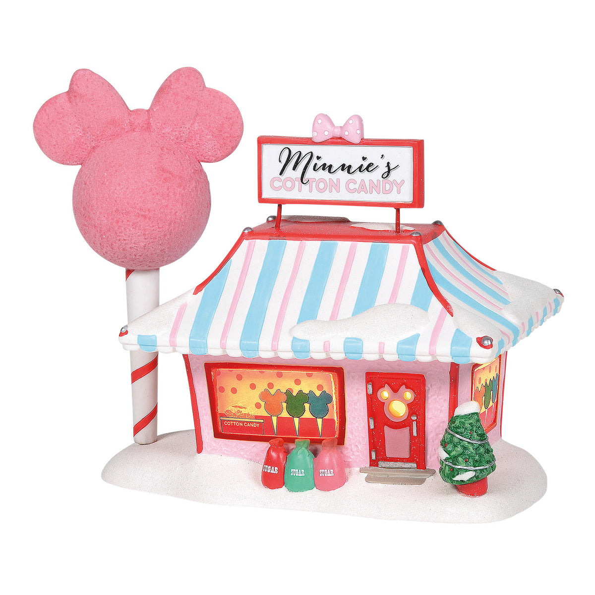 Department 56 Disney Village Christmas House - Minnie's Cotton Candy Shop - 21cm | Delivery ± 3 weeks