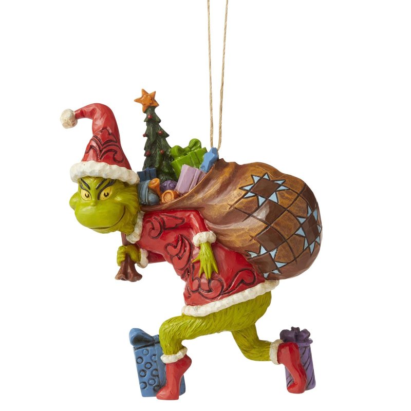 Jim Shore The Grinch Christmas Ornament - Tiptoeing - 11.5cm | Delivery ± 3 weeks