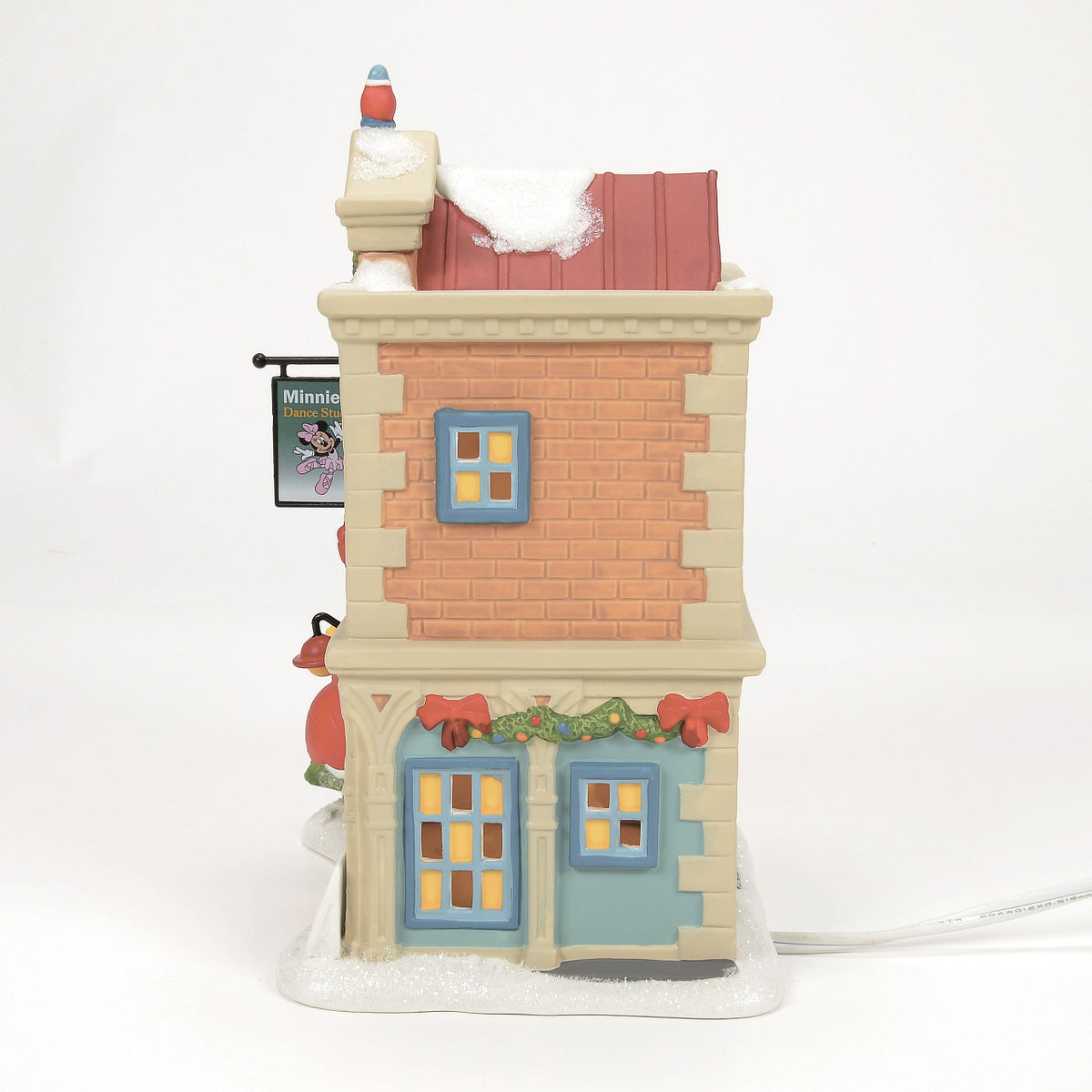 Department 56 Disney Village Christmas House - Minnie's Dance Studio - 20cm | Delivery ± 3 weeks