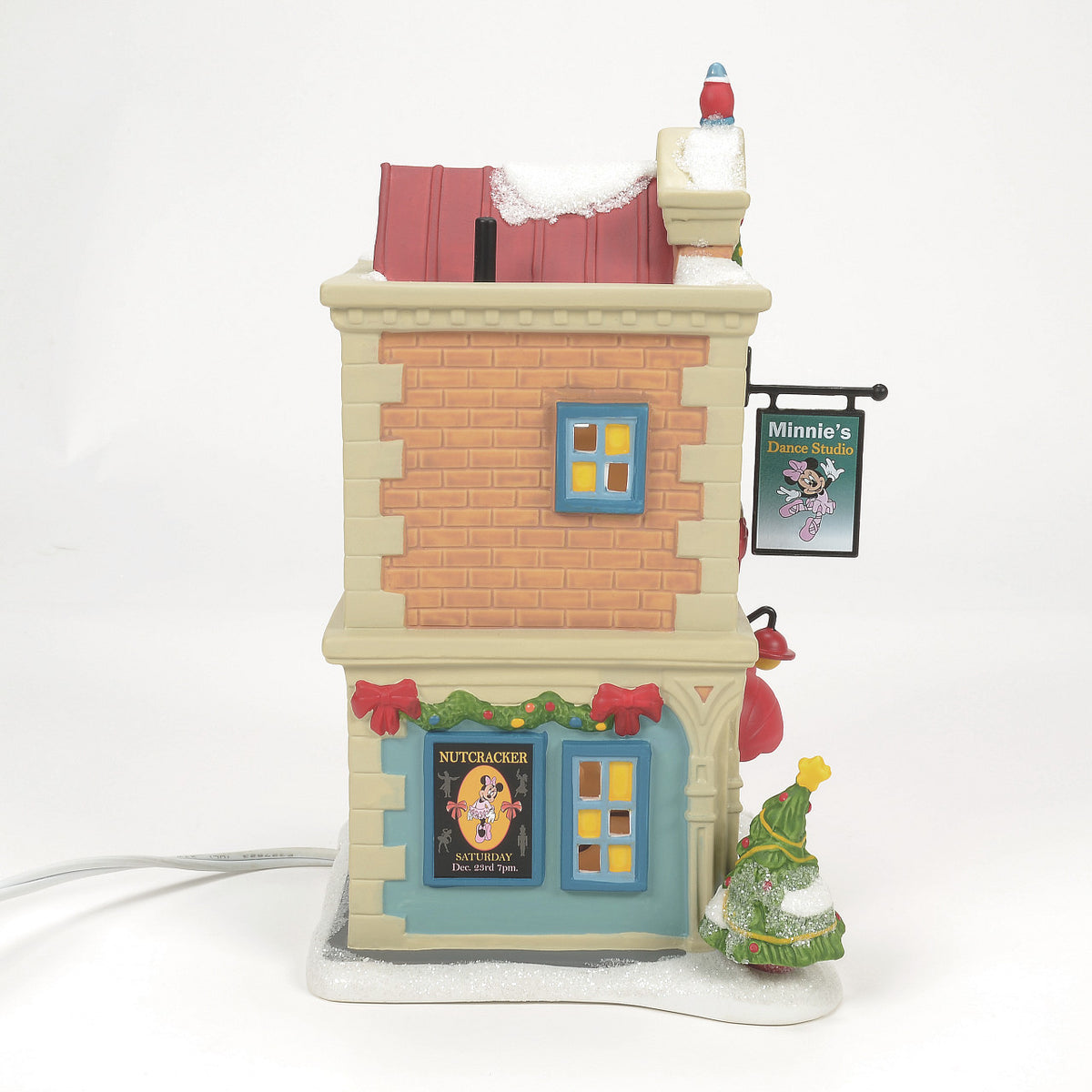 Department 56 Disney Village Christmas House - Minnie's Dance Studio - 20cm | Delivery ± 3 weeks